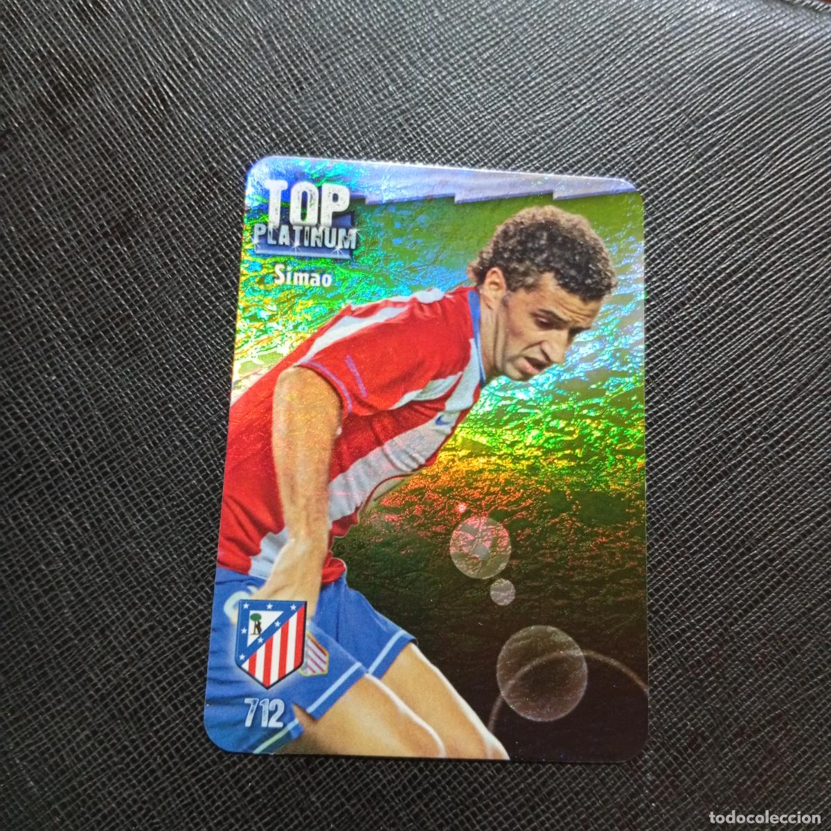 Cromos de f&uacute;tbol: 712 SIMAO AT MADRID MUNDICROMO QUIZ GAME 2008 2009 FUTBOL 08 09 - A212 PG17 JASPEADO