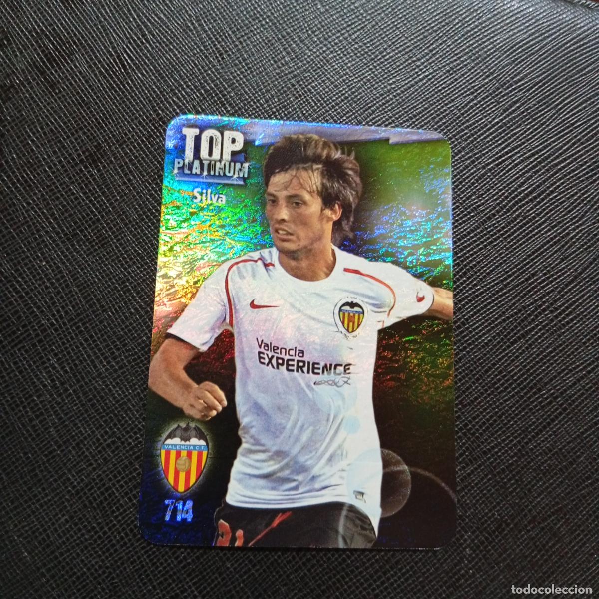 Cromos de f&uacute;tbol: 714 SILVA VALENCIA MUNDICROMO QUIZ GAME 2008 2009 FUTBOL 08 09 - A212 PG17 JASPEADO
