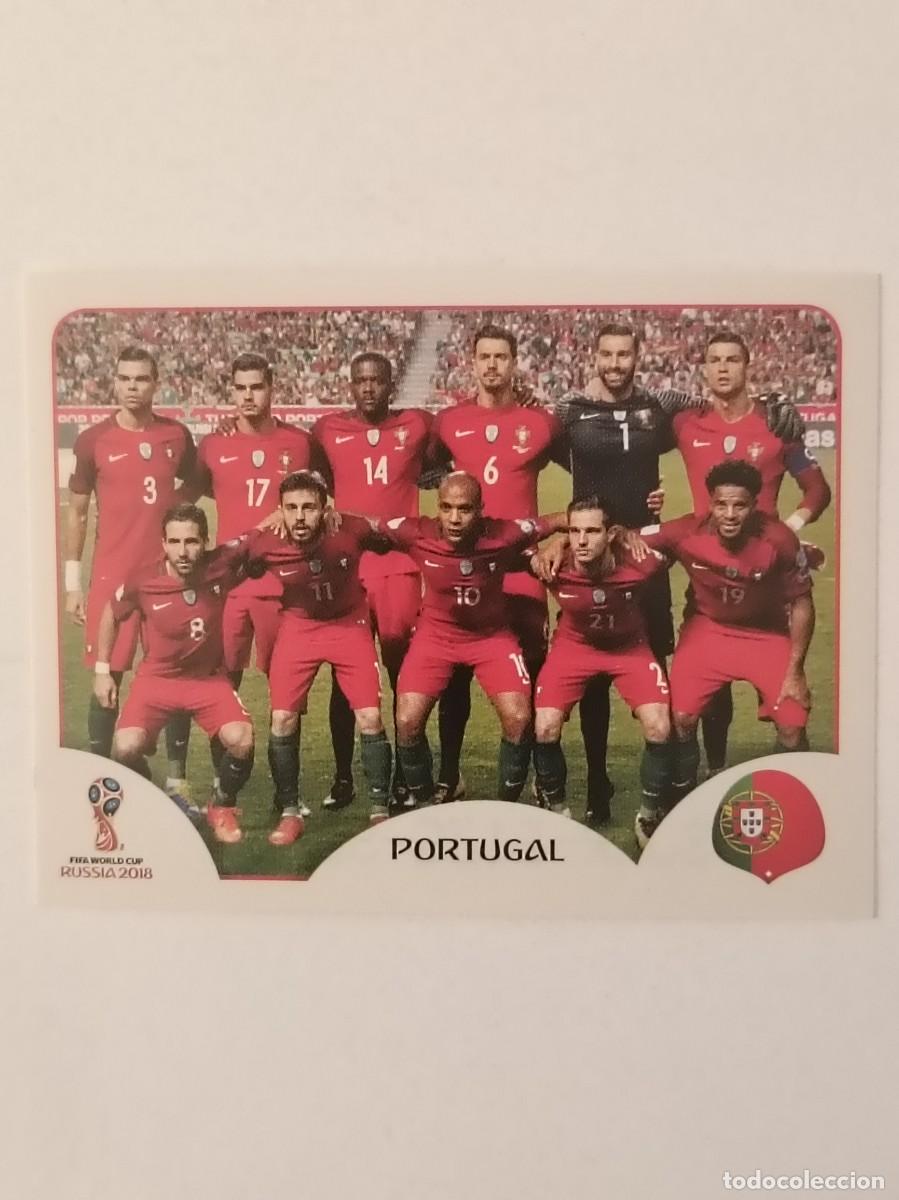 Cromos de f&uacute;tbol: #101 ALINEACION (PORTUGAL) MUNDIAL RUSIA 2018 PANINI VERSION ROSA PANINI