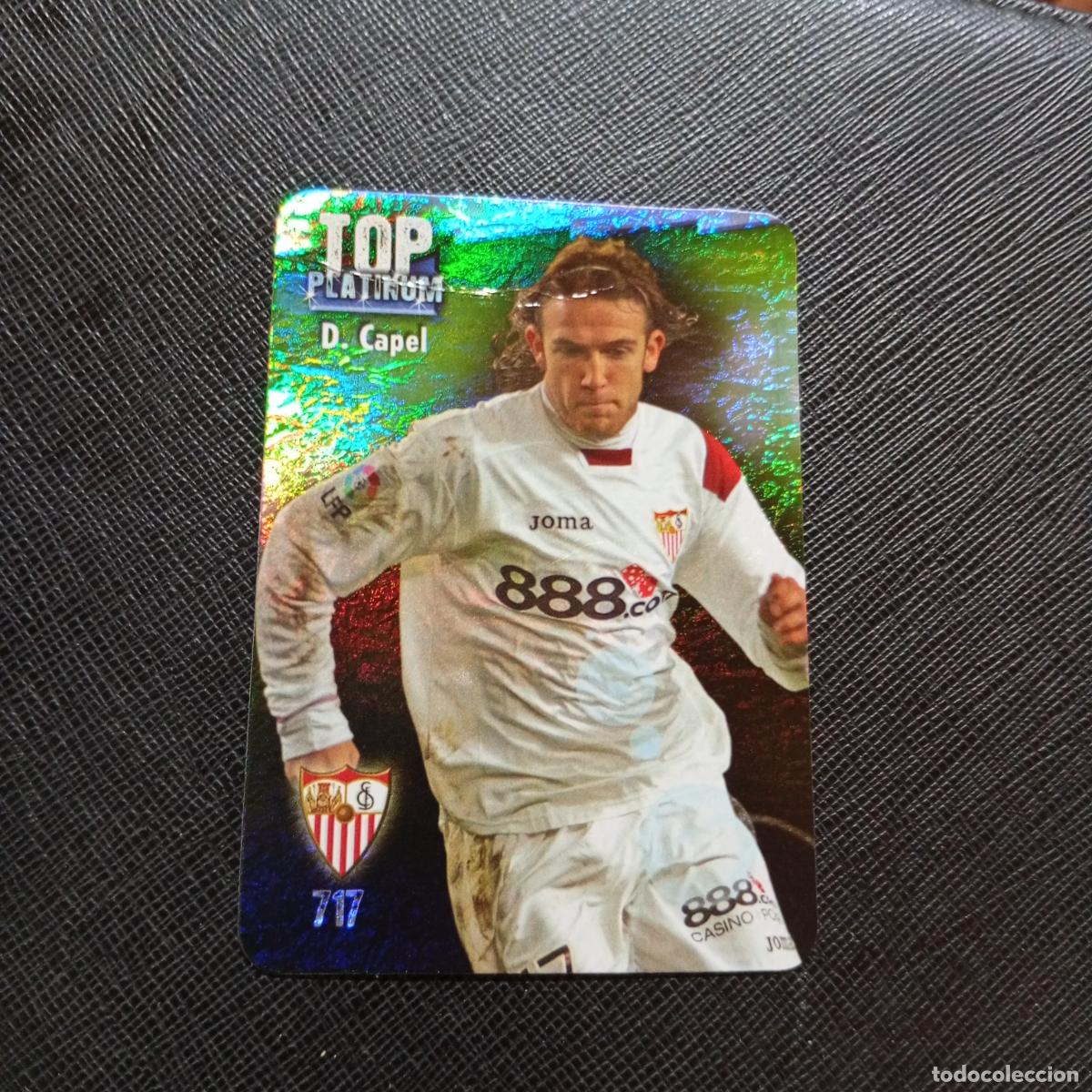 Cromos de f&uacute;tbol: 717 DIEGO CAPEL SEVILLA MUNDICROMO QUIZ GAME 2008 2009 FUTBOL 08 09 - A212 PG17 JASPEADO