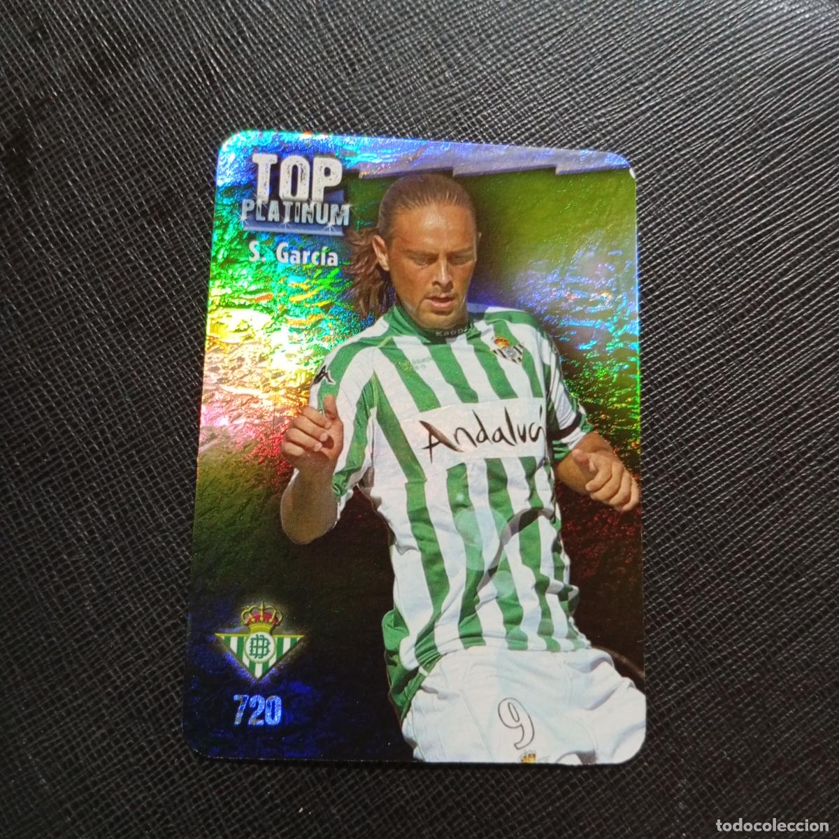 Cromos de f&uacute;tbol: 720 SERGIO GARCIA REAL BETIS MUNDICROMO QUIZ GAME 2008 2009 FUTBOL 08 09 - A212 PG18 JASPEADO