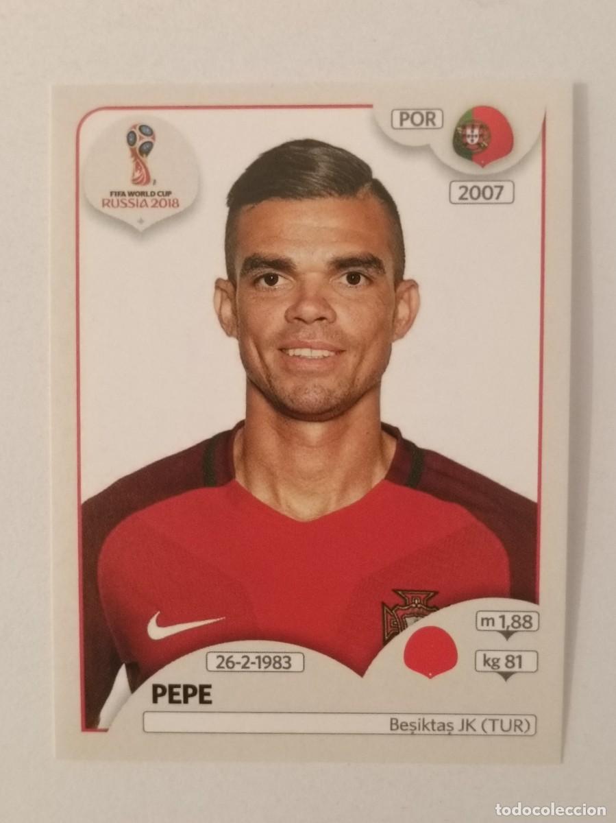 Cromos de f&uacute;tbol: #104 PEPE (PORTUGAL) MUNDIAL RUSIA 2018 PANINI VERSION ROSA