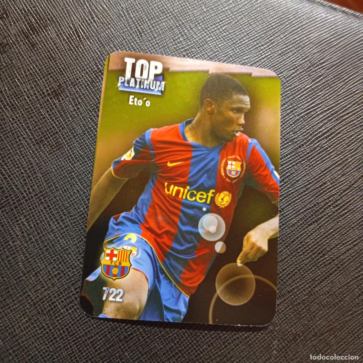 Cromos de f&uacute;tbol: 722 ETOO BARCELONA MUNDICROMO QUIZ GAME 2008 2009 FUTBOL 08 09 - A212 PG18 BRILLO LISO
