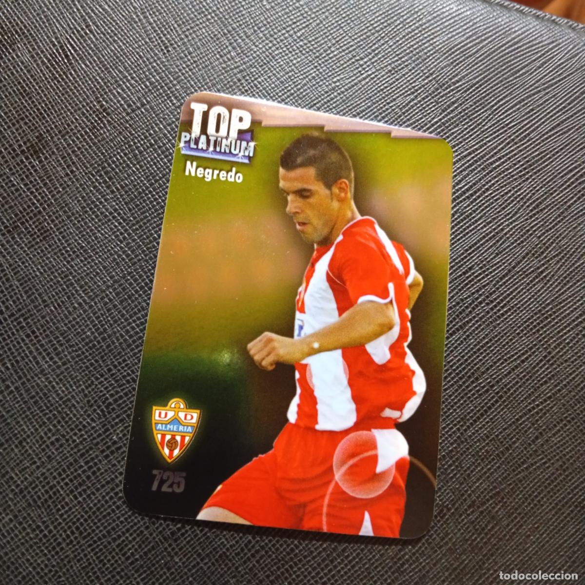 Cromos de f&uacute;tbol: 725 NEGREDO ALMERIA MUNDICROMO QUIZ GAME 2008 2009 FUTBOL 08 09 - A212 PG18 BRILLO LISO