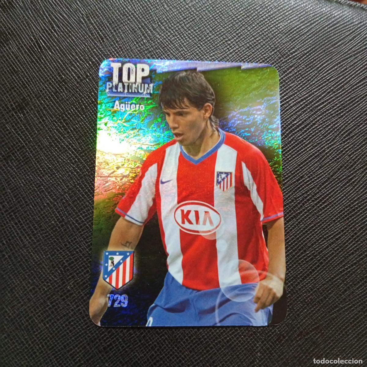 Cromos de f&uacute;tbol: 729 AGUERO AT MADRID MUNDICROMO QUIZ GAME 2008 2009 FUTBOL 08 09 - A212 PG19 JASPEADO