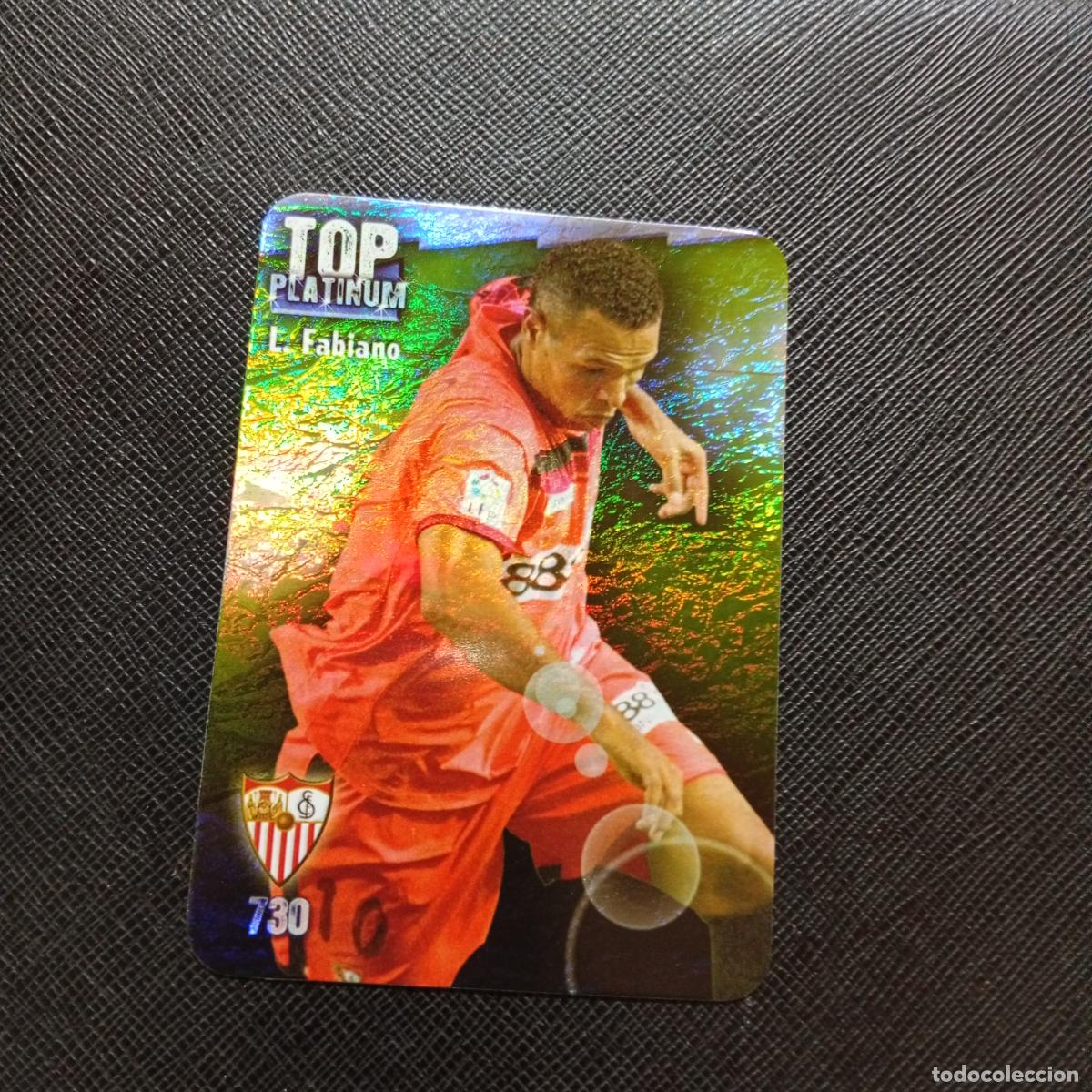 Cromos de f&uacute;tbol: 730 LUIS FABIANO SEVILLA MUNDICROMO QUIZ GAME 2008 2009 FUTBOL 08 09 - A212 PG19 JASPEADO