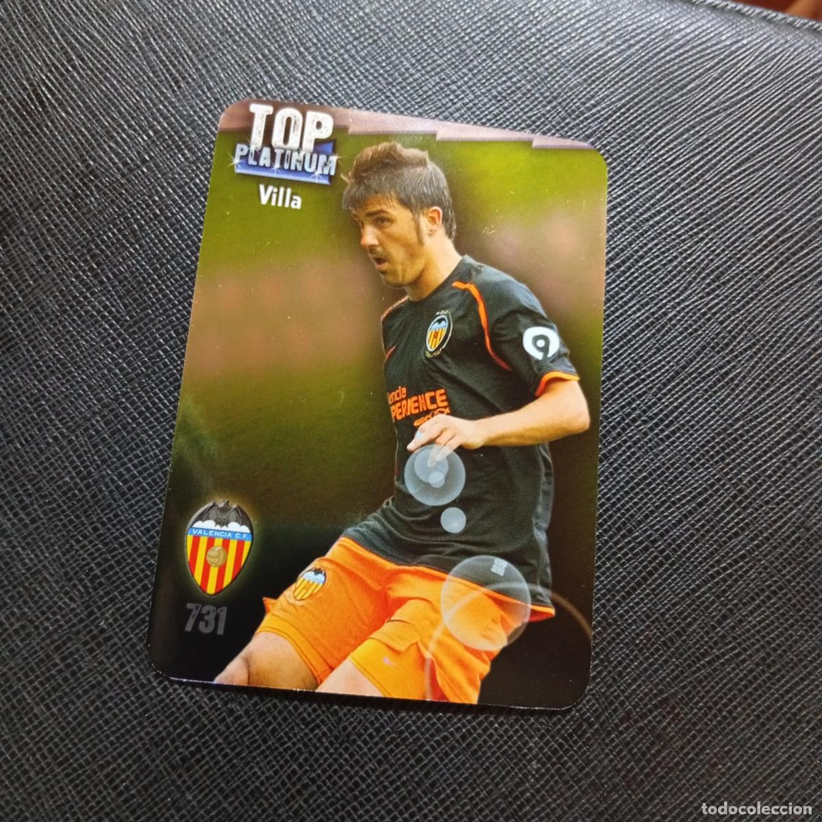 Cromos de f&uacute;tbol: 731 VILLA VALENCIA MUNDICROMO QUIZ GAME 2008 2009 FUTBOL 08 09 - A212 PG19 BRILLO LISO