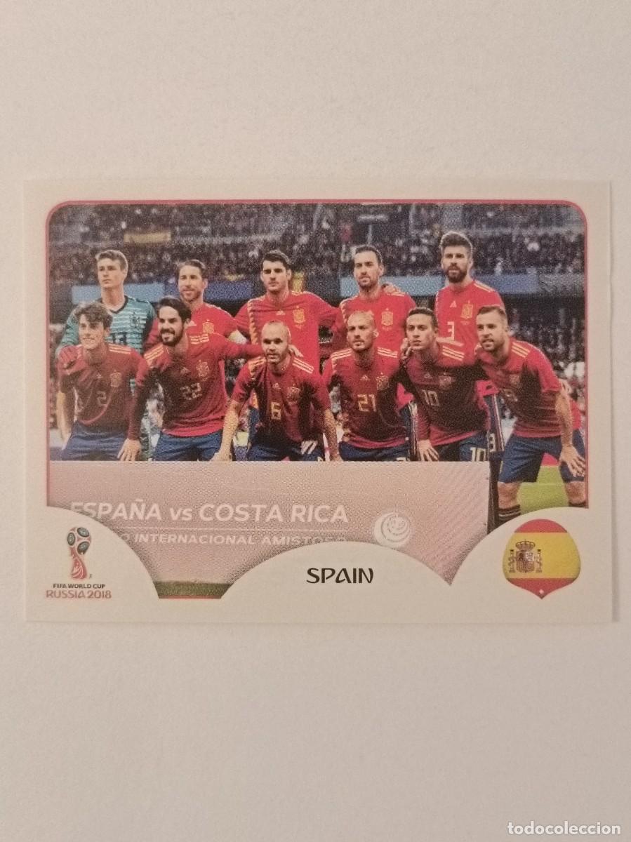Cartes &agrave; collectionner de Football: #121 ALINEACION (ESPA&Ntilde;A) MUNDIAL RUSIA 2018 PANINI VERSION ROSA