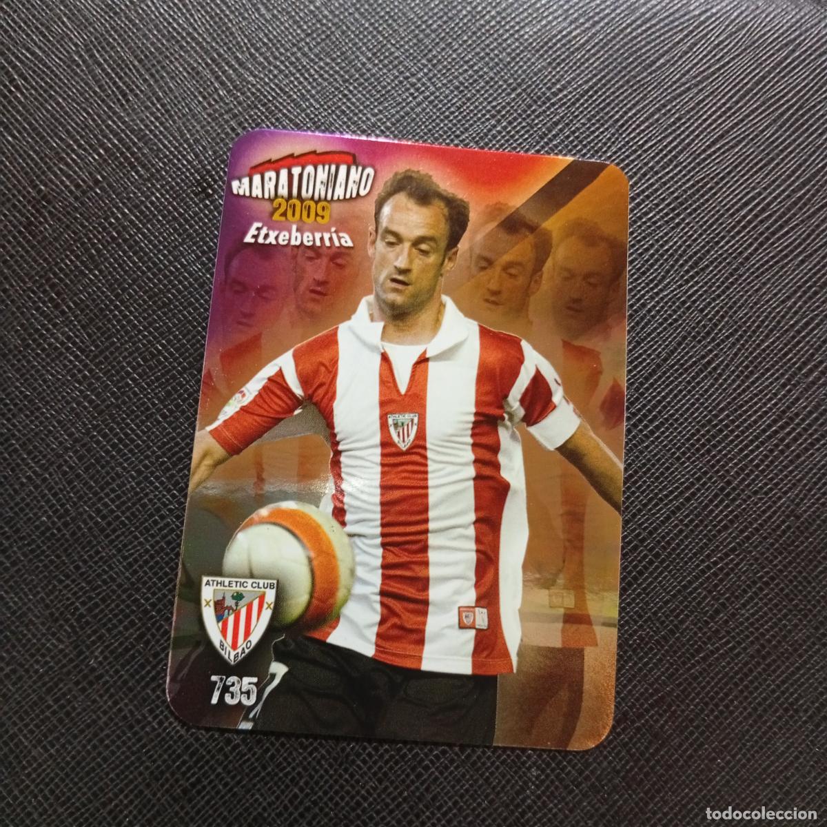 Cartes &agrave; collectionner de Football: 735 ETXEBERRIA BILBAO MUNDICROMO QUIZ GAME 2008 2009 FUTBOL 08 09 - A212 PG20 BRILLO LISO