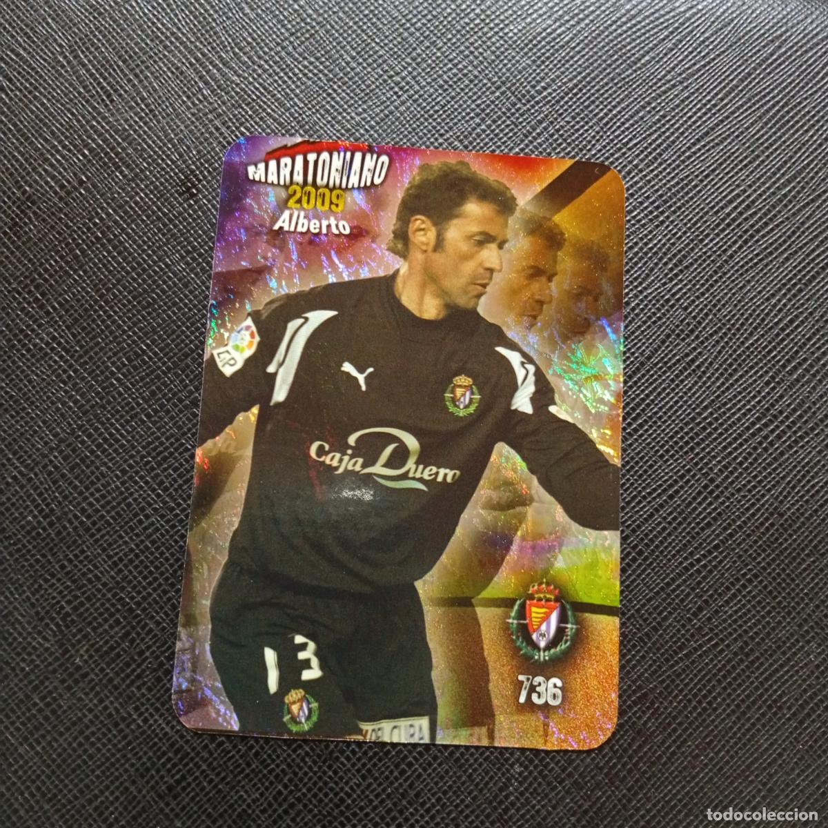 Cromos de f&uacute;tbol: 736 ALBERTO VALLADOLID MUNDICROMO QUIZ GAME 2008 2009 FUTBOL 08 09 - A212 PG20 JASPEADO