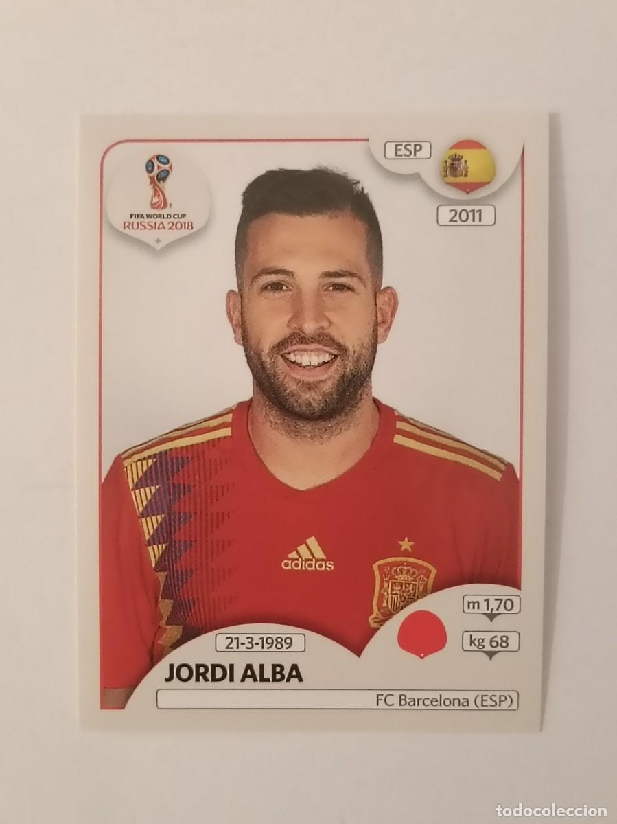 Cromos de f&uacute;tbol: #123 ALBA (ESPA&Ntilde;A) MUNDIAL RUSIA 2018 PANINI VERSION ROSA