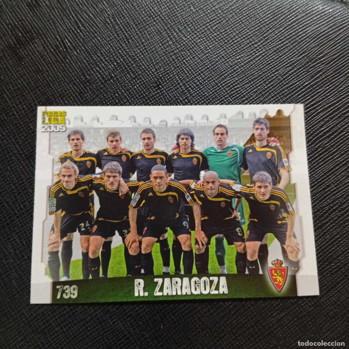 Cromos de f&uacute;tbol: 739 ALINEACION ZARAGOZA MUNDICROMO QUIZ GAME 2008 2009 FUTBOL 08 09 - A212 PG20