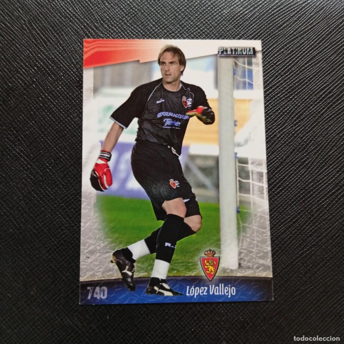 Cromos de f&uacute;tbol: 740 LOPEZ VALLEJO ZARAGOZA MUNDICROMO QUIZ GAME 2008 2009 FUTBOL 08 09 - A212 PG20