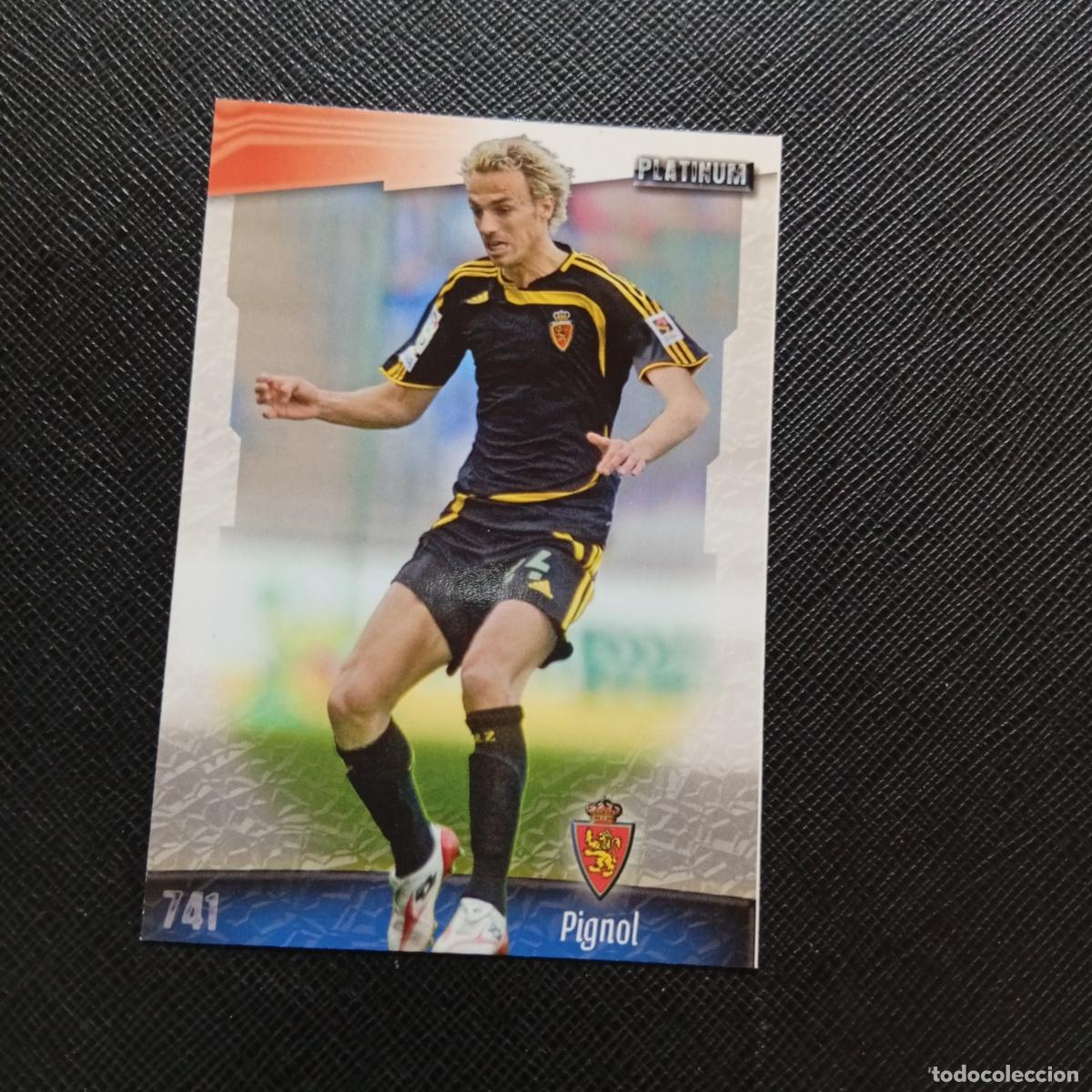 Cromos de f&uacute;tbol: 741 PIGNOL ZARAGOZA MUNDICROMO QUIZ GAME 2008 2009 FUTBOL 08 09 - A212 PG20