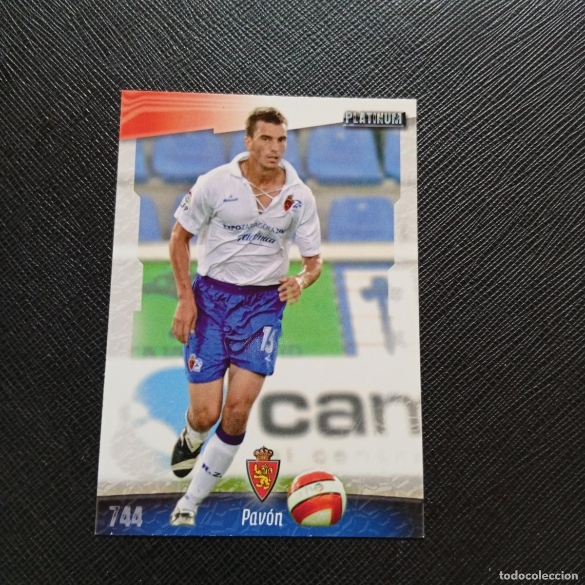 Cromos de f&uacute;tbol: 744 PAVON ZARAGOZA MUNDICROMO QUIZ GAME 2008 2009 FUTBOL 08 09 - A212 PG21