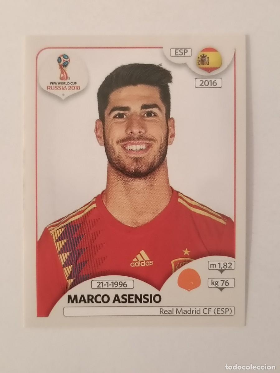 Cromos de f&uacute;tbol: #133 ASENSIO (ESPA&Ntilde;A) MUNDIAL RUSIA 2018 PANINI VERSION ROSA