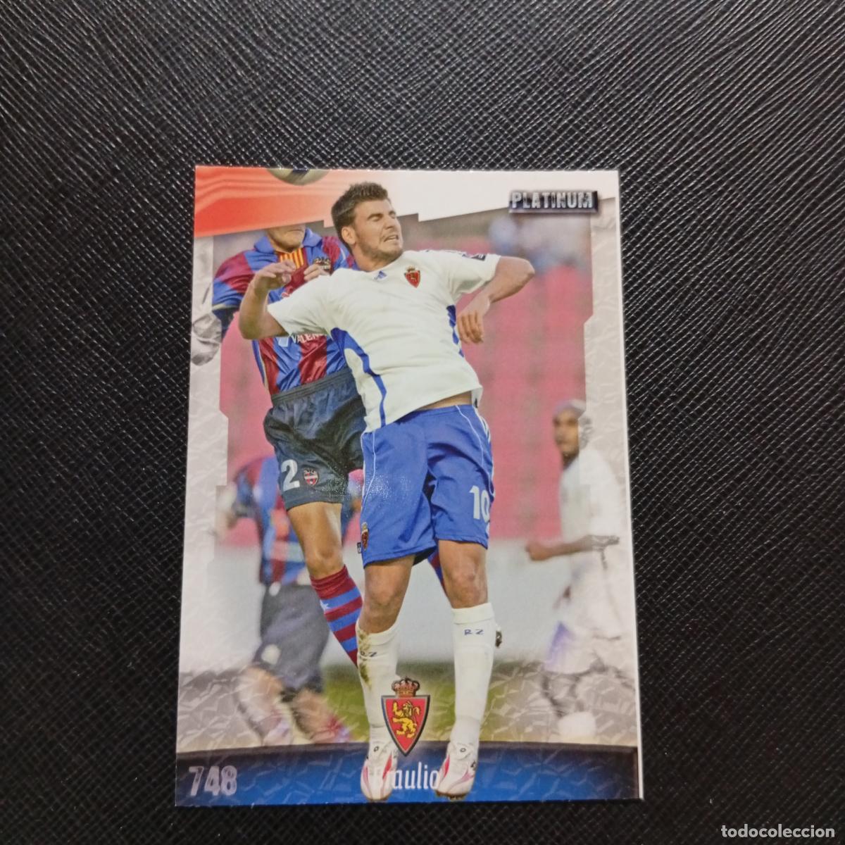Cromos de f&uacute;tbol: 748 BRAULIO ZARAGOZA MUNDICROMO QUIZ GAME 2008 2009 FUTBOL 08 09 - A212 PG21