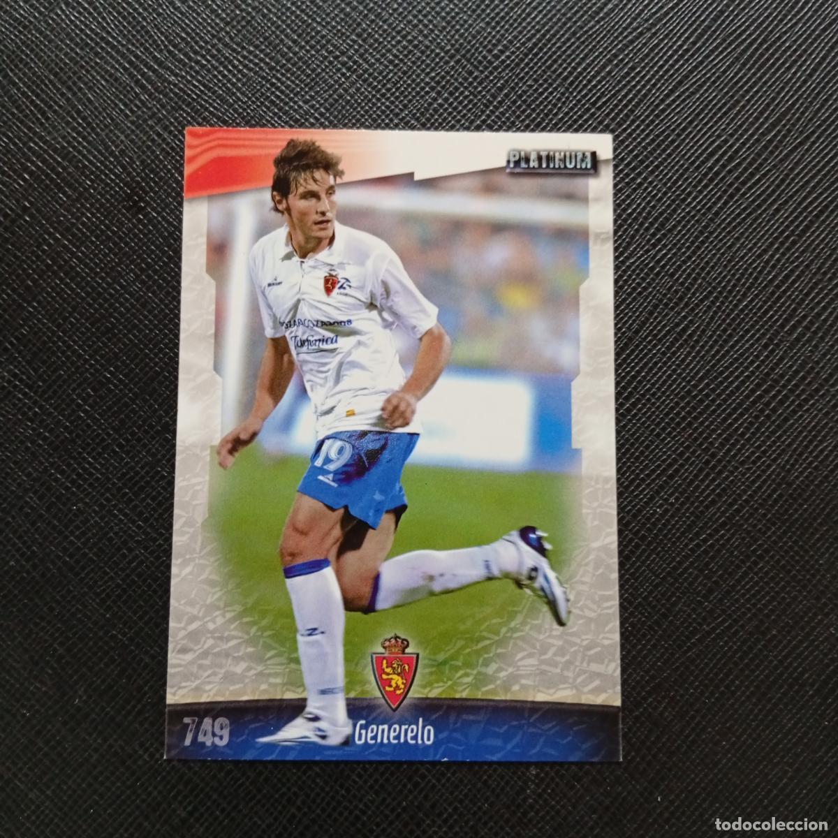Cromos de f&uacute;tbol: 749 GENERELO ZARAGOZA MUNDICROMO QUIZ GAME 2008 2009 FUTBOL 08 09 - A212 PG21