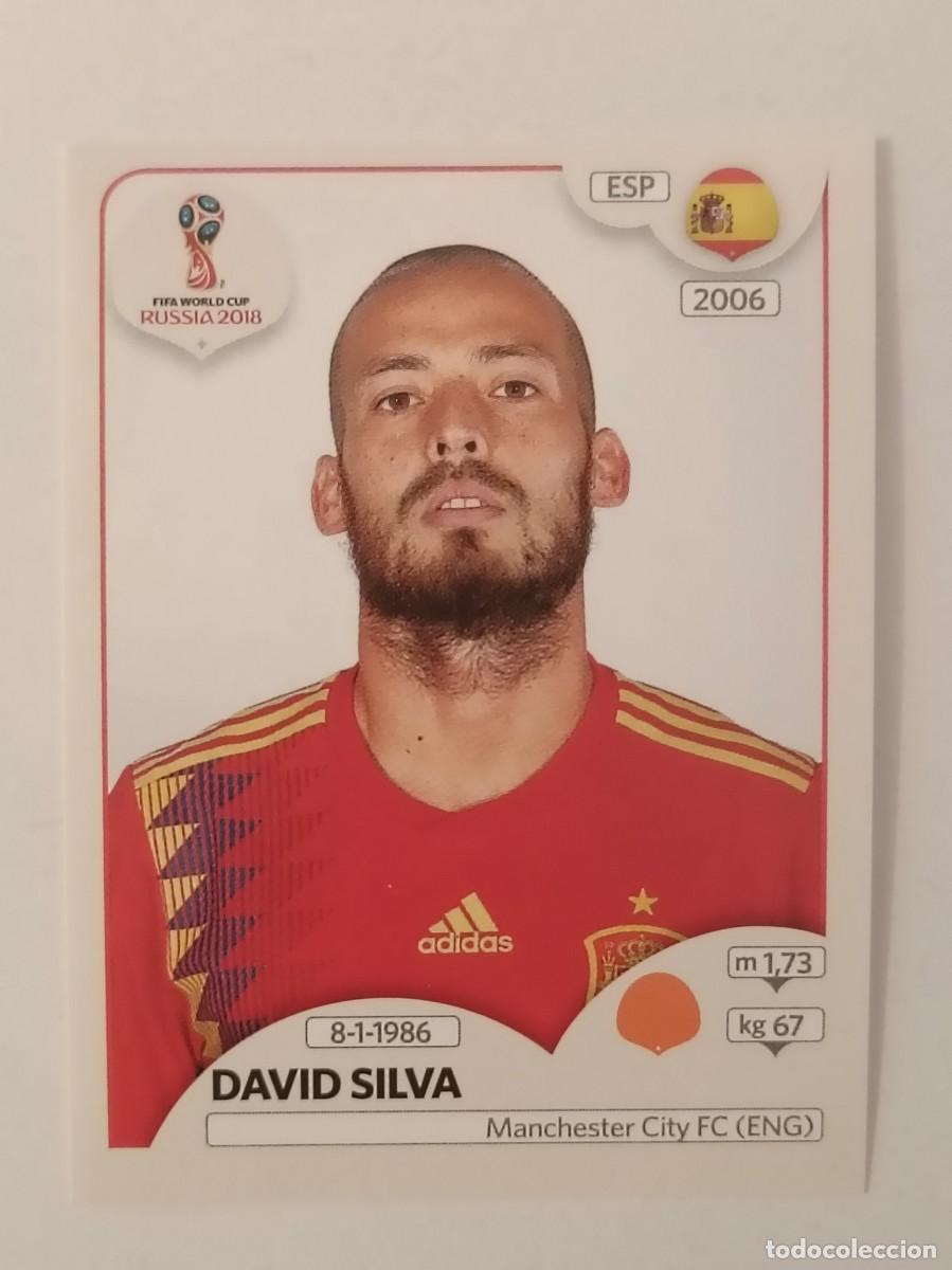 Cromos de f&uacute;tbol: #135 DAVID SILVA (ESPA&Ntilde;A) MUNDIAL RUSIA 2018 PANINI VERSION ROSA