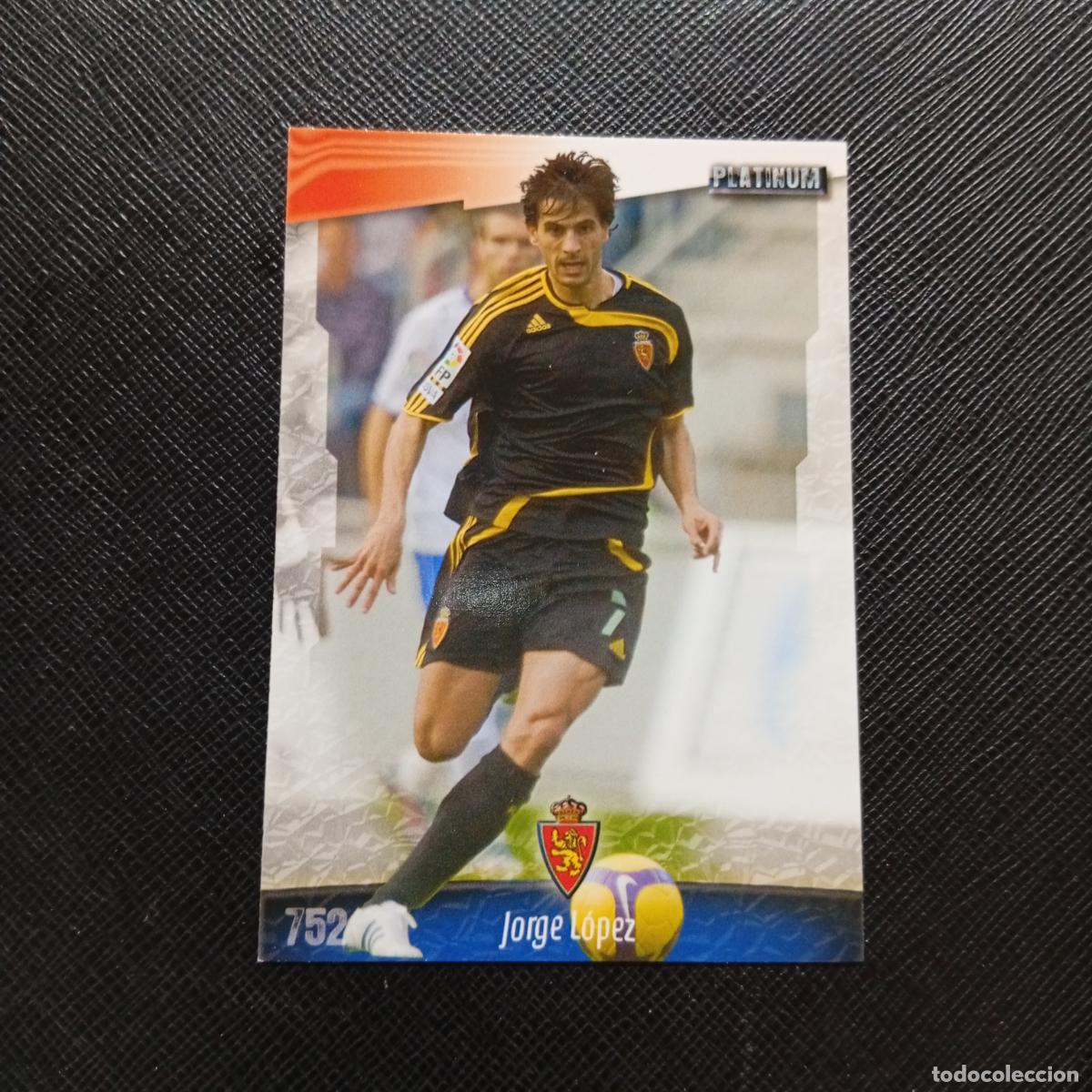 Cromos de f&uacute;tbol: 752 JORGE LOPEZ ZARAGOZA MUNDICROMO QUIZ GAME 2008 2009 FUTBOL 08 09 - A212 PG21