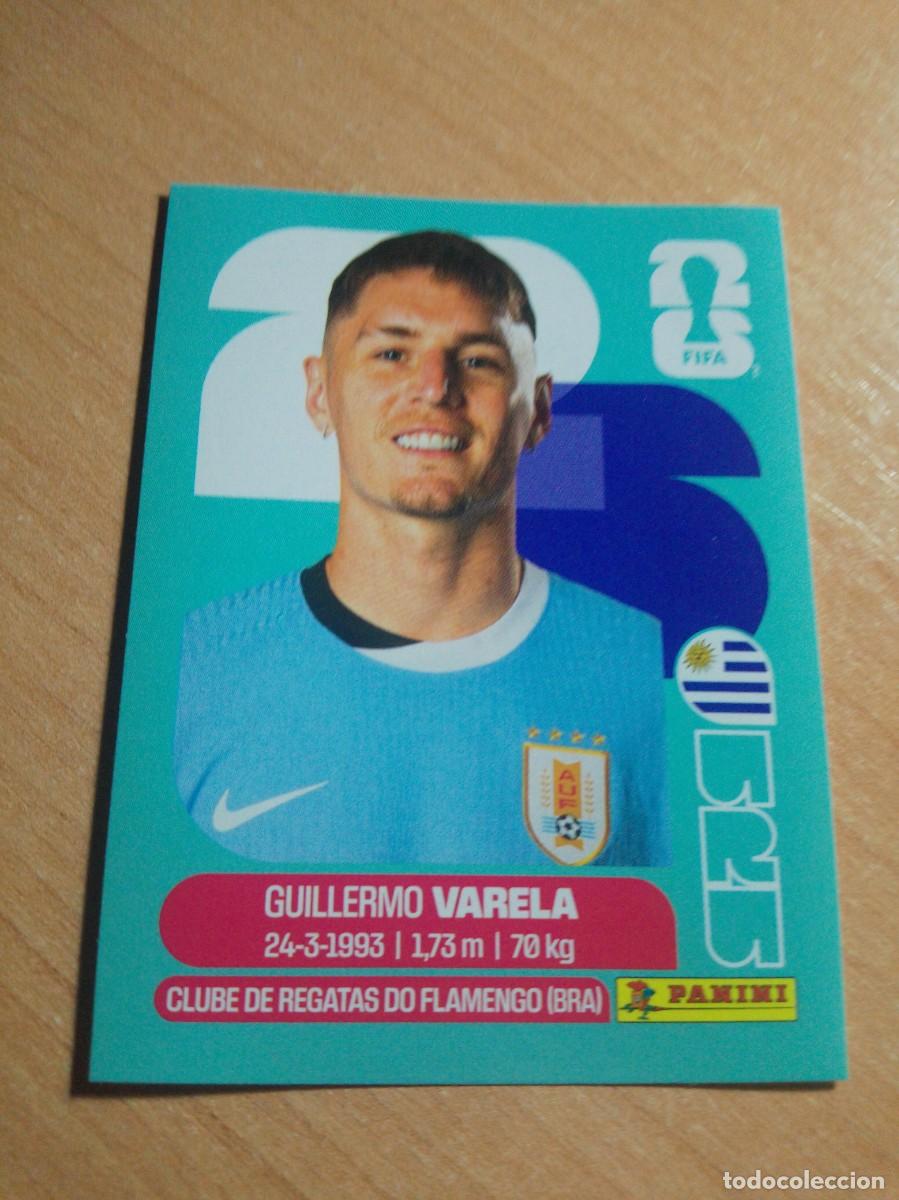 Cromos de f&uacute;tbol: URU 8 VARELA URUGUAY MUNDIAL FIFA WORLD CUP 2026 26 PANINI STICKERS NUEVO