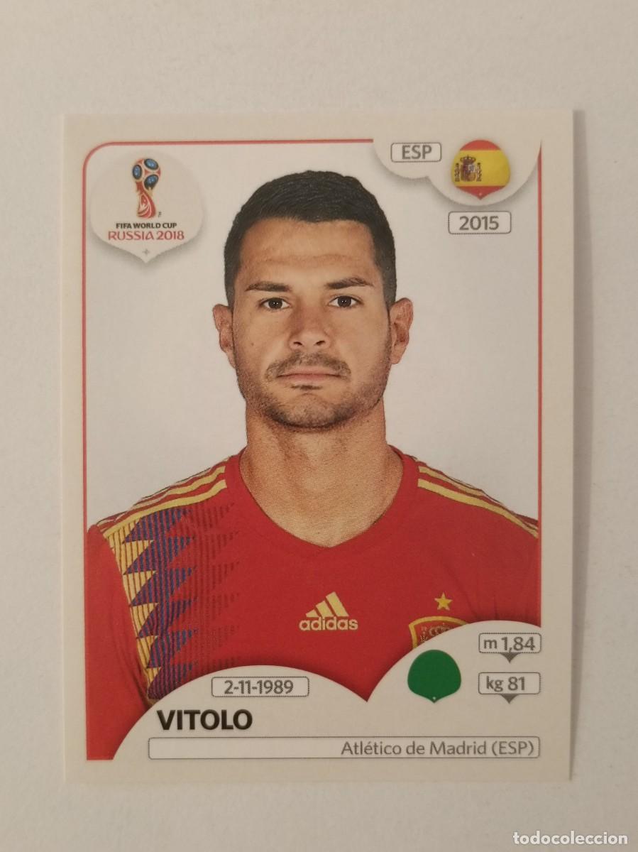 Cromos de f&uacute;tbol: #138 VITOLO (ESPA&Ntilde;A) MUNDIAL RUSIA 2018 PANINI VERSION ROSA