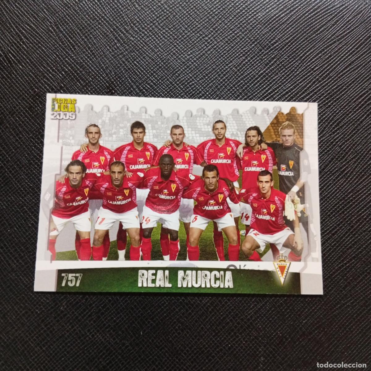 Cromos de f&uacute;tbol: 757 ALINEACION MURCIA MUNDICROMO QUIZ GAME 2008 2009 FUTBOL 08 09 - A212 PG22