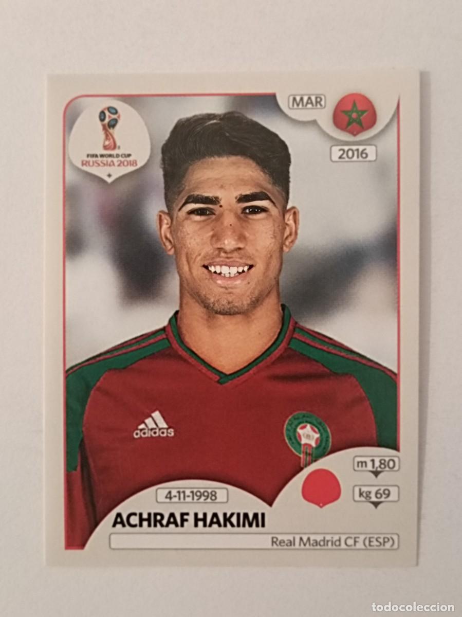 Cromos de f&uacute;tbol: #148 HAKIMI (MARRUECOS) MUNDIAL RUSIA 2018 PANINI VERSION ROSA