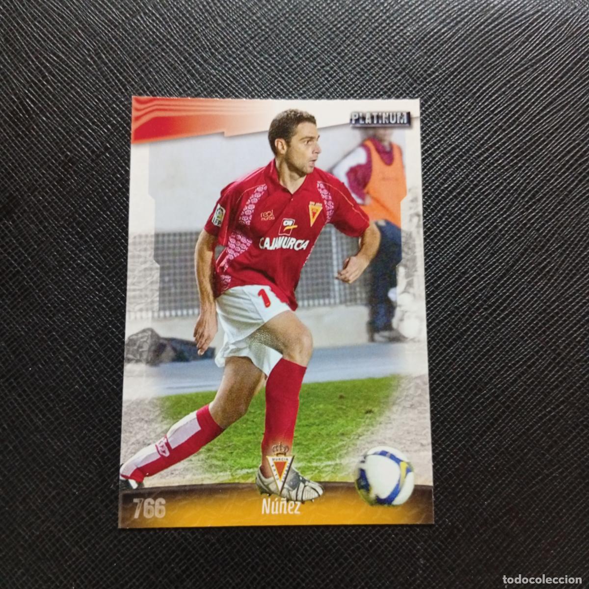 Cromos de f&uacute;tbol: 766 NU&Ntilde;EZ MURCIA MUNDICROMO QUIZ GAME 2008 2009 FUTBOL 08 09 - A212 PG23