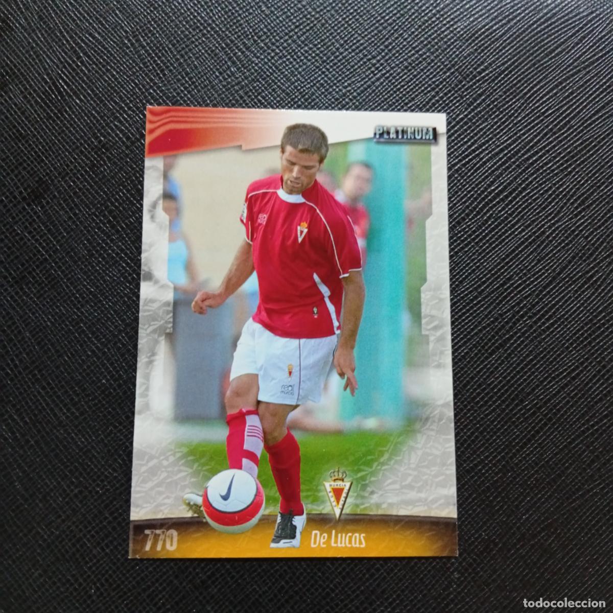 Cromos de f&uacute;tbol: 770 DE LUCAS MURCIA MUNDICROMO QUIZ GAME 2008 2009 FUTBOL 08 09 - A212 PG23