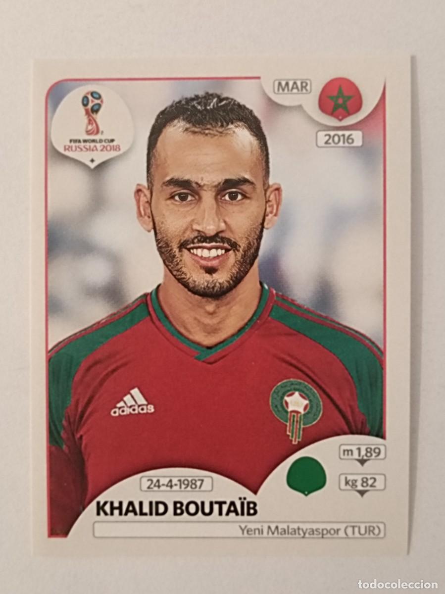 Cromos de f&uacute;tbol: #156 BOUTAIB (MARRUECOS) MUNDIAL RUSIA 2018 PANINI VERSION ROSA