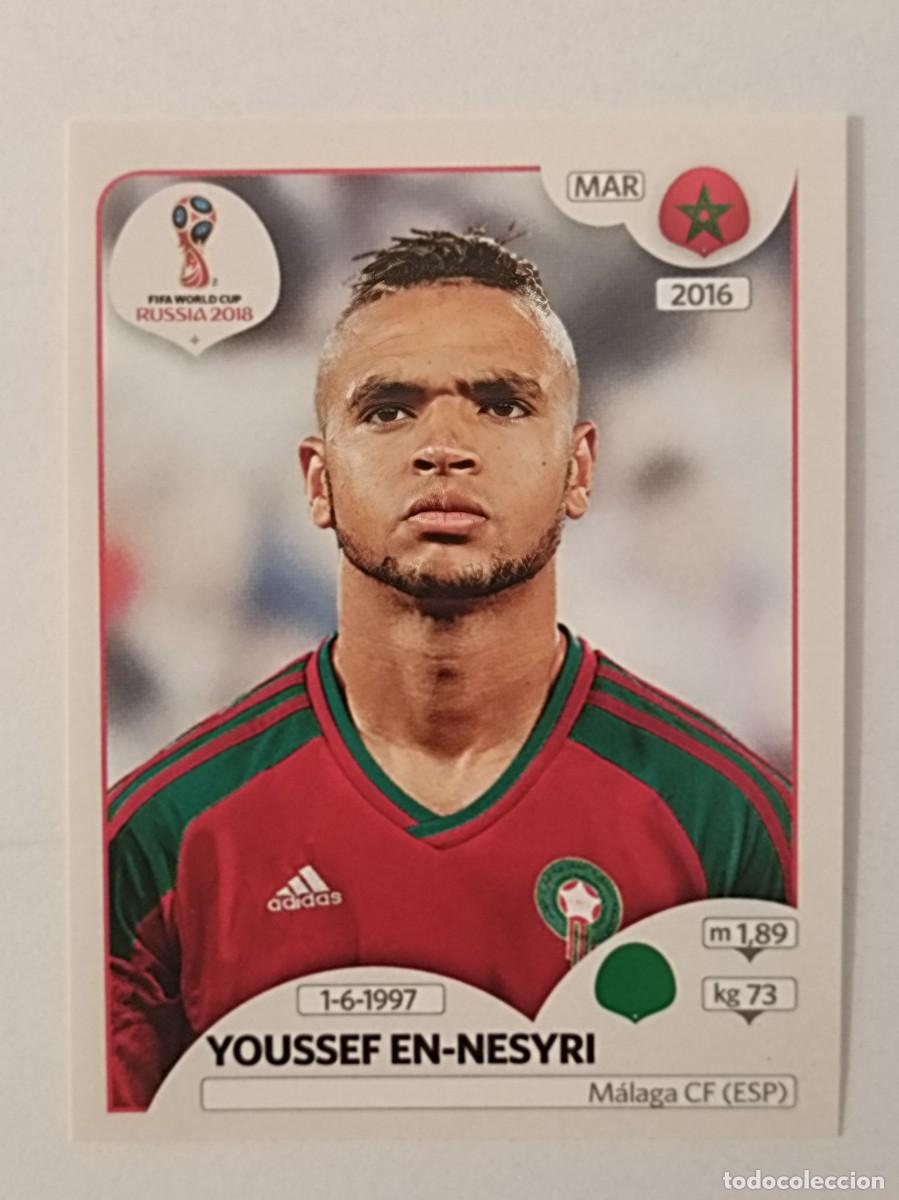 Cromos de f&uacute;tbol: #159 EN-NESYRI (MARRUECOS) MUNDIAL RUSIA 2018 PANINI VERSION ROSA