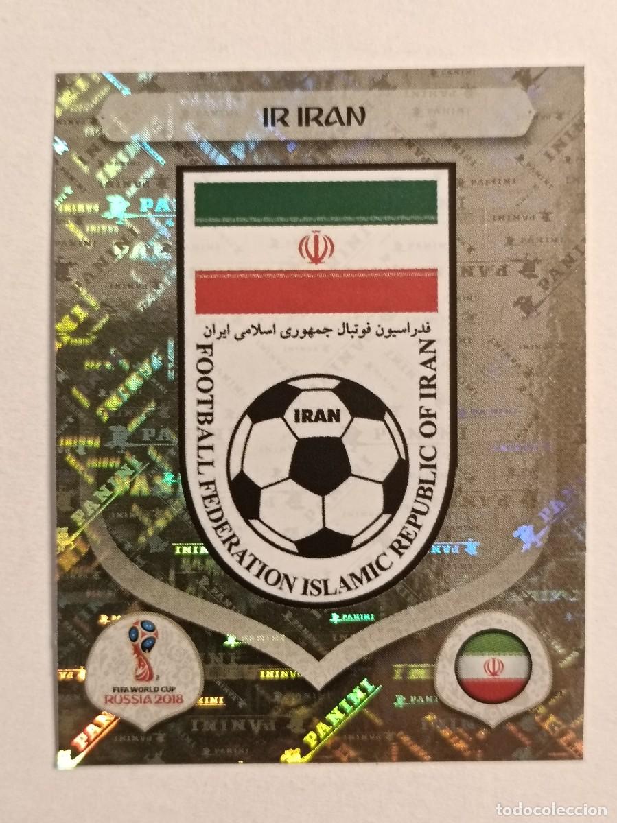 Cromos de f&uacute;tbol: #160 ESCUDO (IRAN) MUNDIAL RUSIA 2018 PANINI VERSION ROSA