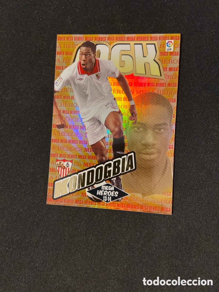 Cromos de f&uacute;tbol: KONDOGBIA 379 MEGA HEROES (SEVILLA)
