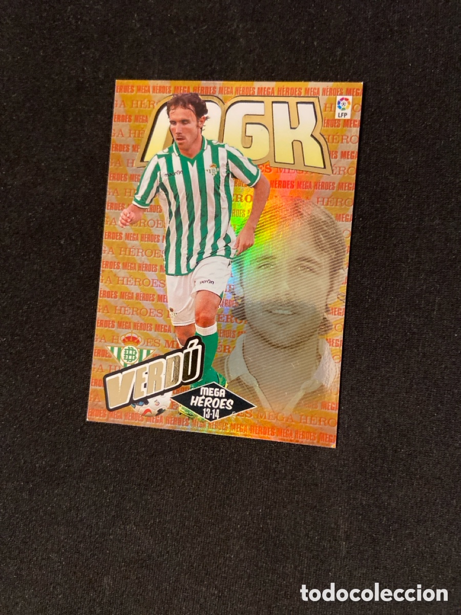 Cromos de f&uacute;tbol: VERDU 379 BIS MEGA HEROES (BETIS)