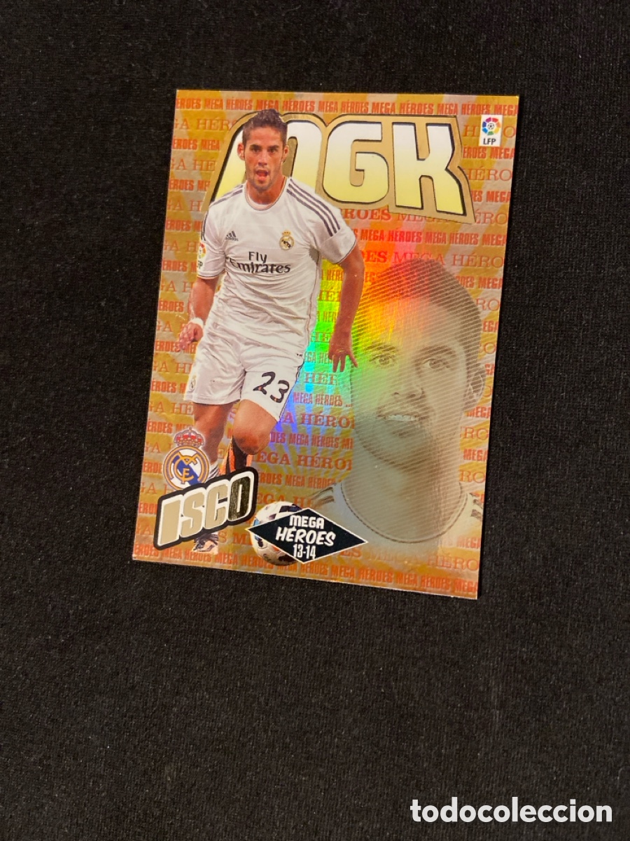 Cromos de f&uacute;tbol: ISCO 380 BIS MEGA HEROES (REAL MADRID)