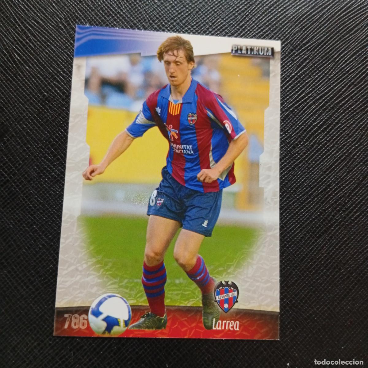 Cromos de f&uacute;tbol: 786 LARREA LEVANTE MUNDICROMO QUIZ GAME 2008 2009 FUTBOL 08 09 - A212 PG25