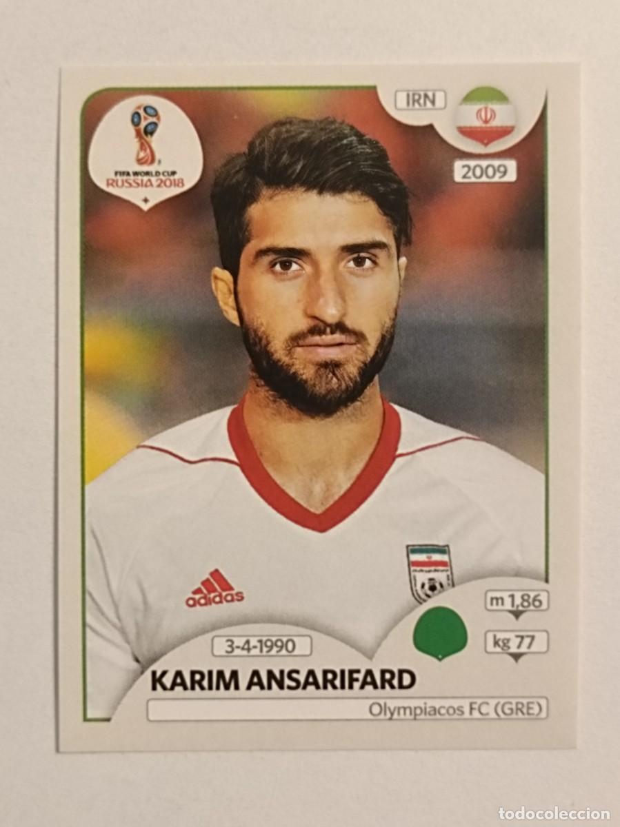Cromos de f&uacute;tbol: #177 ANSARIFARD (IRAN) MUNDIAL RUSIA 2018 PANINI VERSION ROSA