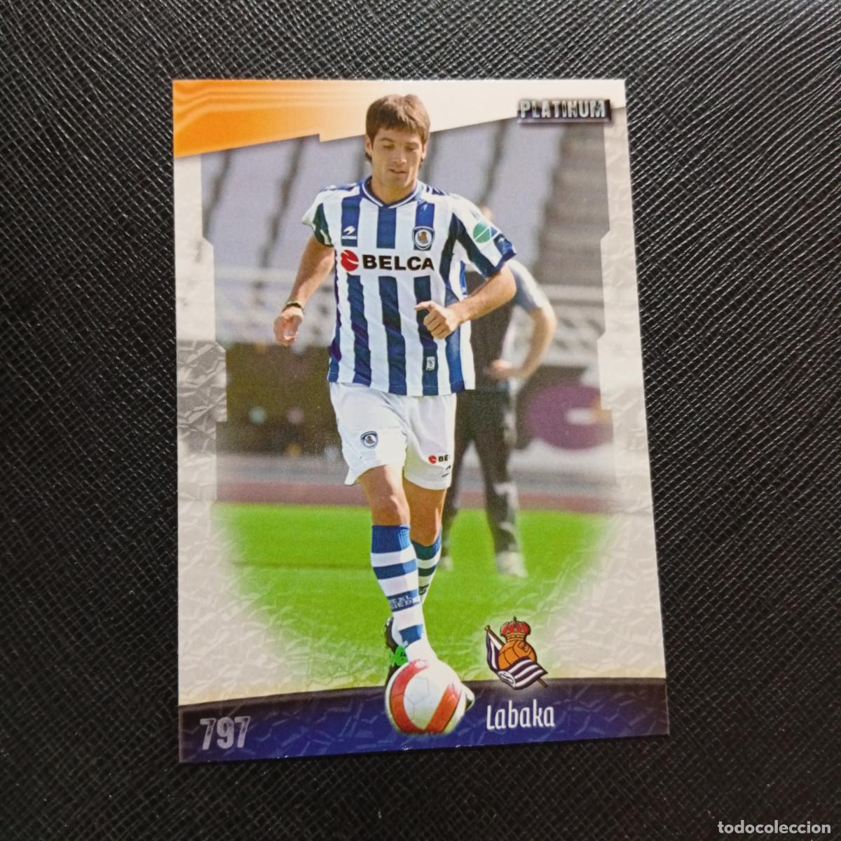 Cromos de f&uacute;tbol: 797 LABAKA REAL SOCIEDAD MUNDICROMO QUIZ GAME 2008 2009 FUTBOL 08 09 - A212 PG26