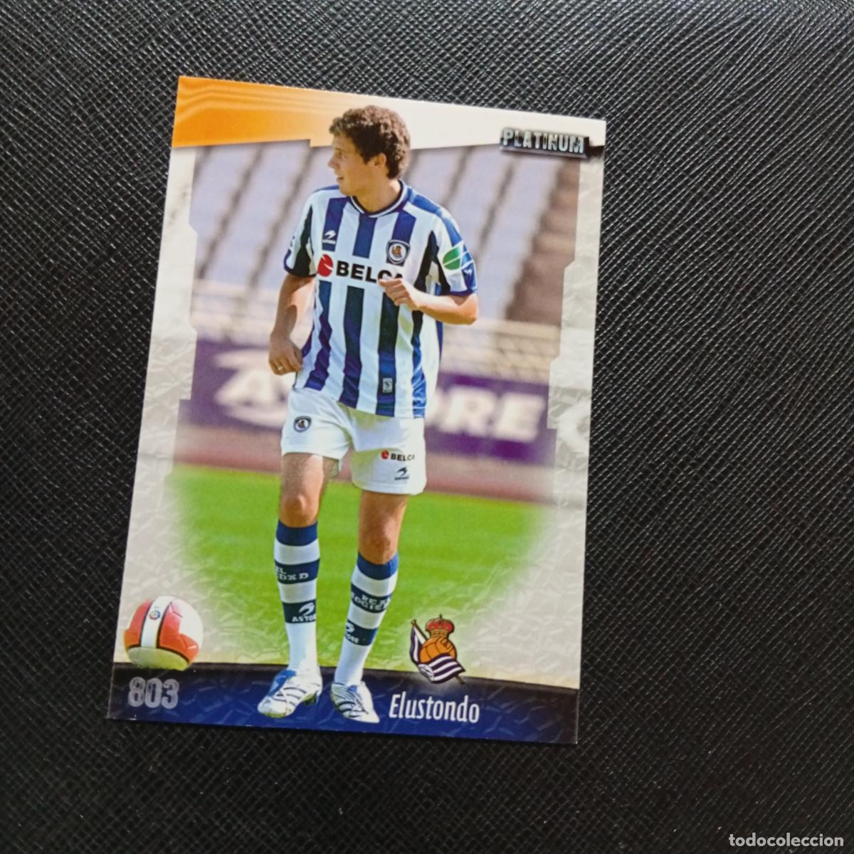 Cromos de Futebol: 803 ELUSTONDO REAL SOCIEDAD MUNDICROMO QUIZ GAME 2008 2009 FUTBOL 08 09 - A212 PG27