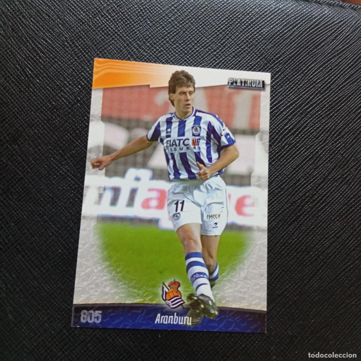 Cromos de f&uacute;tbol: 805 ARANBURU REAL SOCIEDAD MUNDICROMO QUIZ GAME 2008 2009 FUTBOL 08 09 - A212 PG27