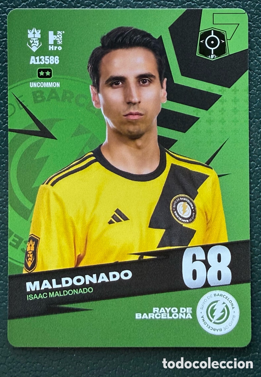 Cartes &agrave; collectionner de Football: A13586 ISAAC MALDONADO RAYO DE BARCELONA FICHAS ALBUM KINGS LEAGUE INFOJOBS 2024 KOLEX