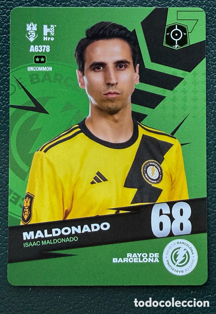 Cartes &agrave; collectionner de Football: A6378 ISAAC MALDONADO RAYO DE BARCELONA FICHAS ALBUM KINGS LEAGUE INFOJOBS 2024 KOLEX