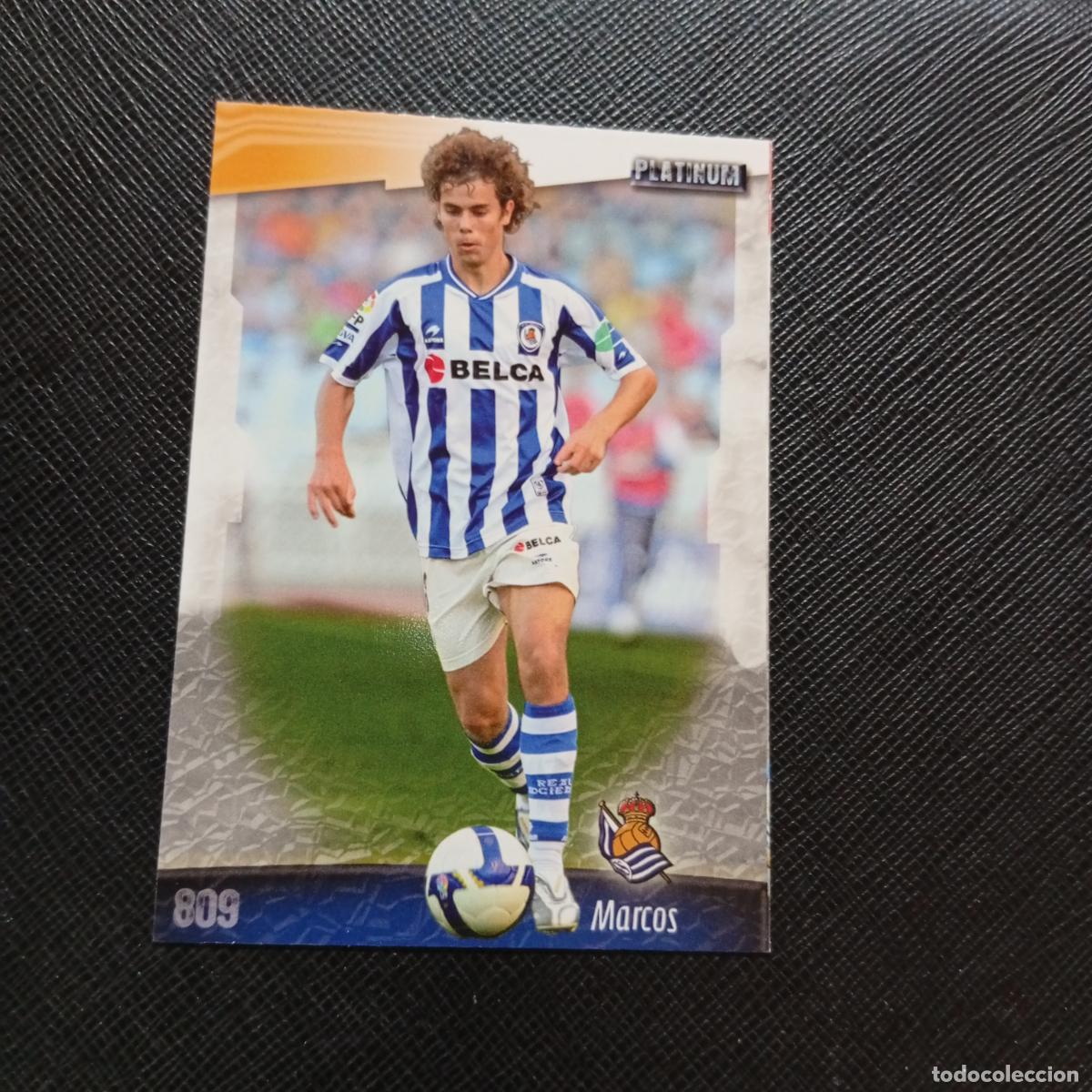 Cromos de f&uacute;tbol: 809 MARCOS REAL SOCIEDAD MUNDICROMO QUIZ GAME 2008 2009 FUTBOL 08 09 - A212 PG28