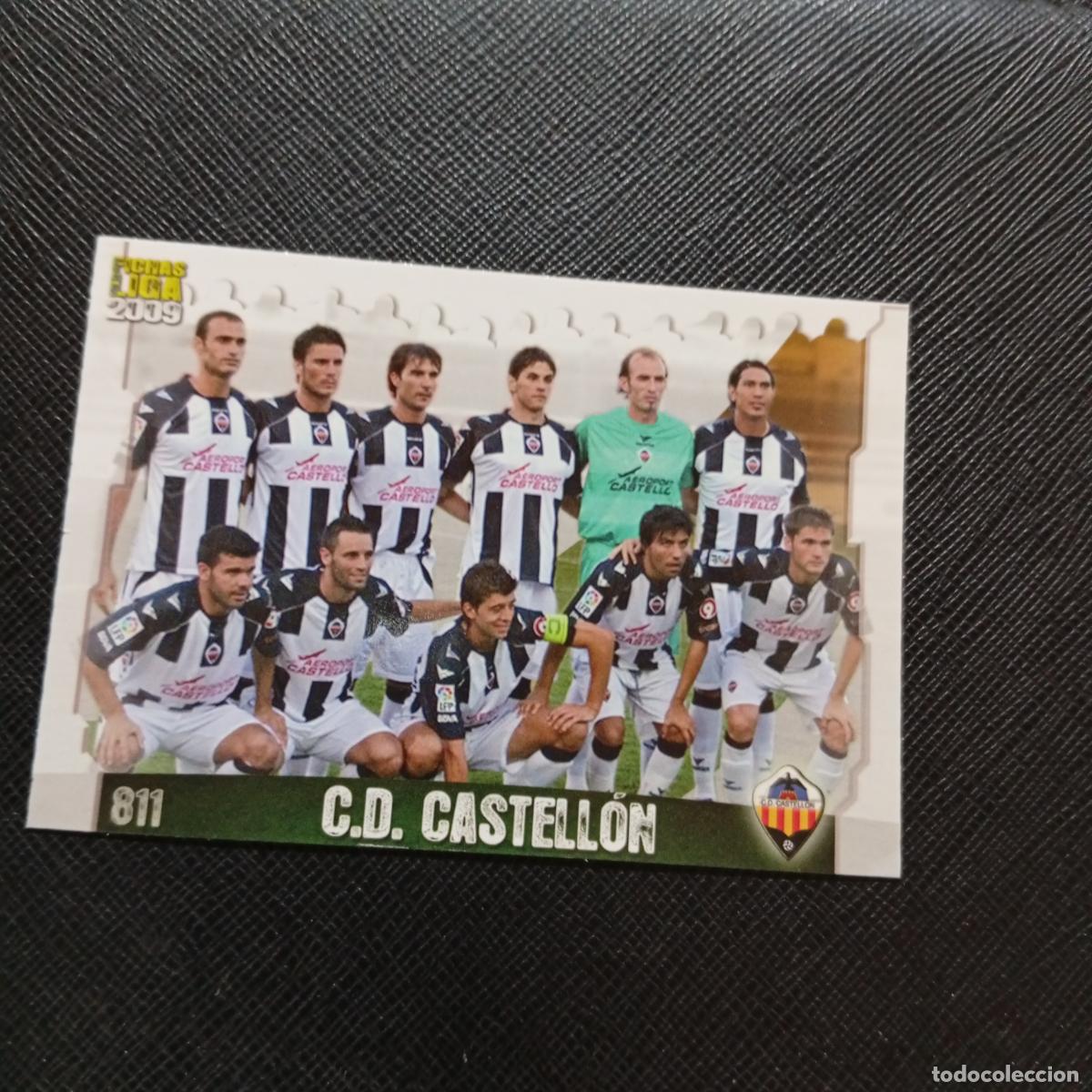 Cromos de f&uacute;tbol: 811 ALINEACION CASTELLON MUNDICROMO QUIZ GAME 2008 2009 FUTBOL 08 09 - A212 PG28
