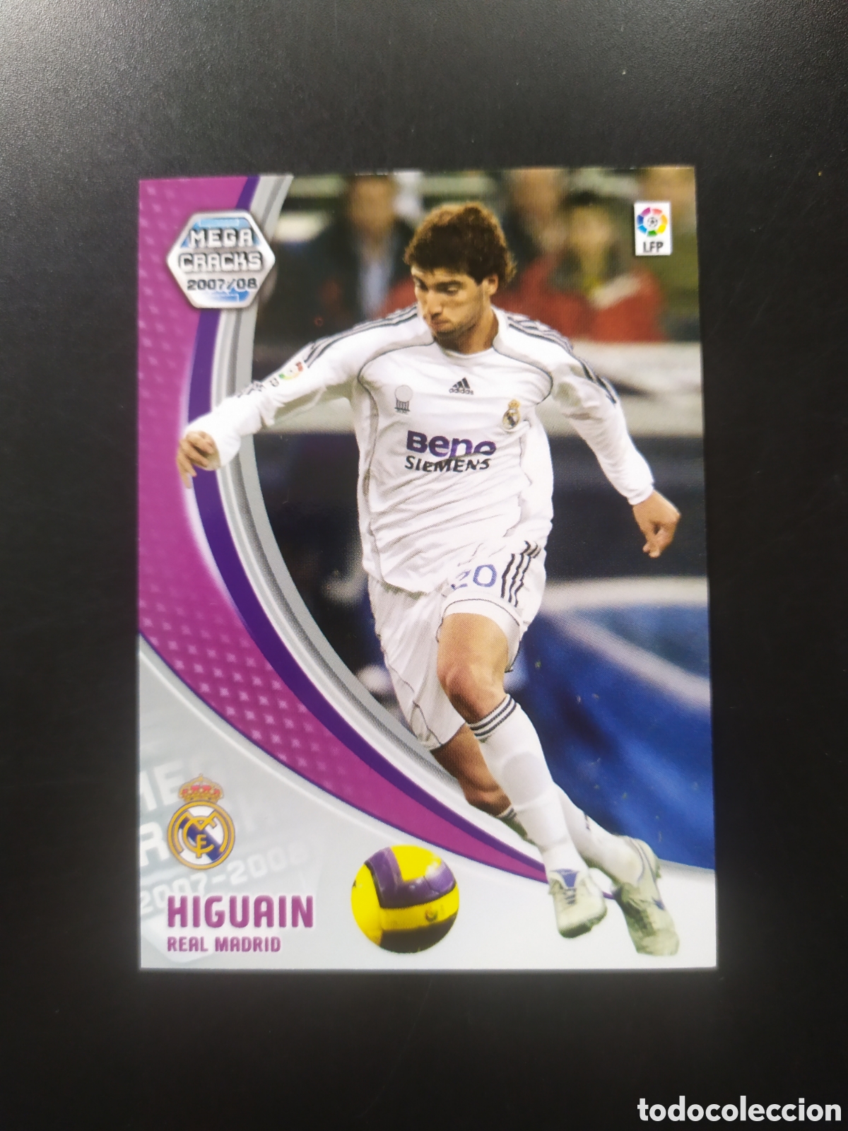 Cromos de f&uacute;tbol: Megacracks 2007 2008 07 08 panini Higua&iacute;n rookie n&ordm; 177 Real Madrid