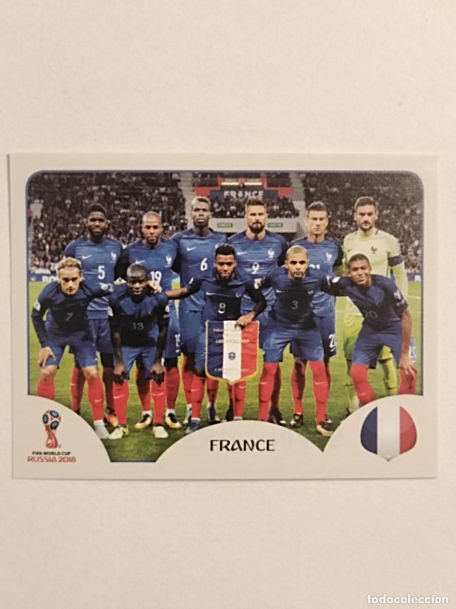 Cromos de f&uacute;tbol: #181 ALINEACION (FRANCIA) MUNDIAL RUSIA 2018 PANINI VERSION ROSA