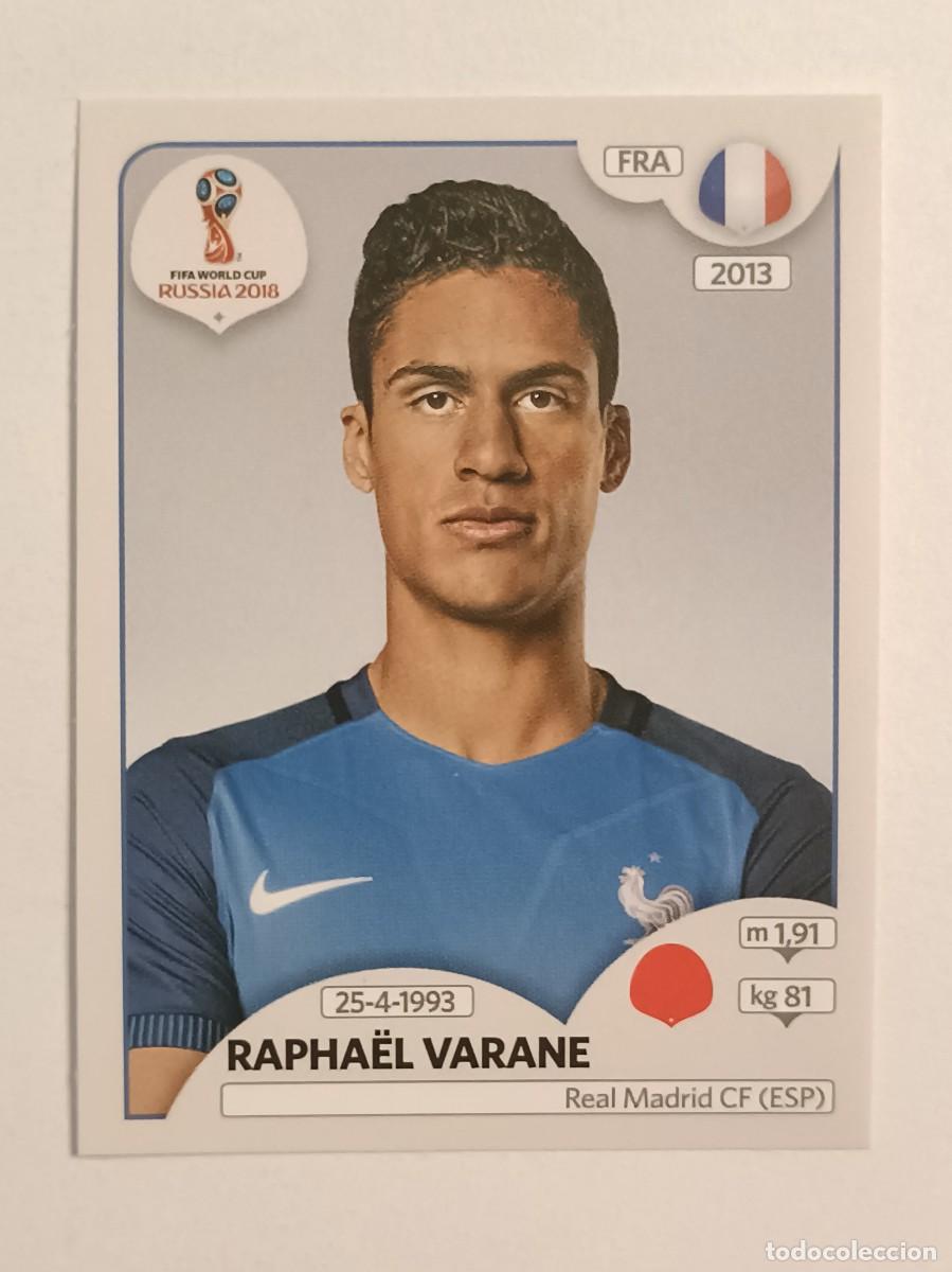 Cromos de f&uacute;tbol: #183 VARANE (FRANCIA) MUNDIAL RUSIA 2018 PANINI VERSION ROSA