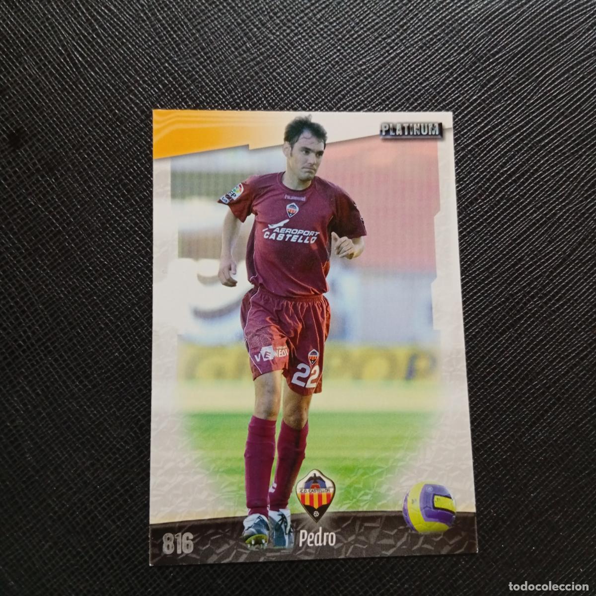 Fu&szlig;ball-Sticker: 816 PEDRO CASTELLON MUNDICROMO QUIZ GAME 2008 2009 FUTBOL 08 09 - A212 PG29