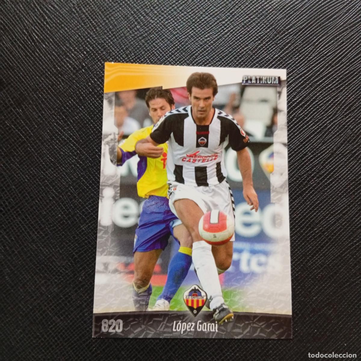 Fu&szlig;ball-Sticker: 820 LOPEZ GARAI CASTELLON MUNDICROMO QUIZ GAME 2008 2009 FUTBOL 08 09 - A212 PG29